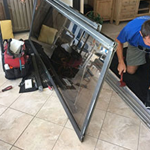 sliding glass door frame repair Ceres